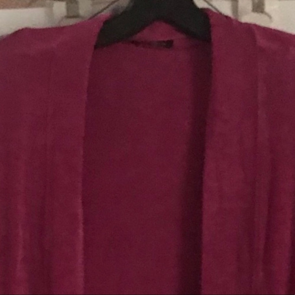 New Vikki Vi Pink Raspberry Jacket 1XP Nordstrom made in USA Maternity - Picture 2 of 16